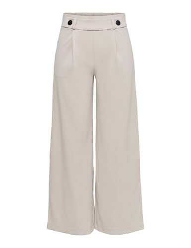 JDY Damen JDYGEGGO NEW LONG PANT JRS NOOS Hose, Chateau Gray/Detail:BLACK BUTTONS, M/32 von JDY