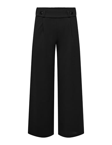 JDY Damen JDYGEGGO New Long Pant JRS NOOS weite Hose, Schwarz, S/34 von JdY