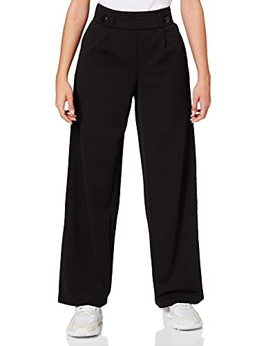 JdY Damen JDYGEGGO New Long Pant JRS NOOS Hose, Black/Detail:Black Buttons, XXL/32 von JdY