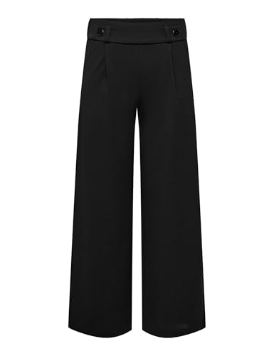 JDY Damen JDYGEGGO New Long Pant JRS NOOS weite Hose, Schwarz, L/32 von JDY