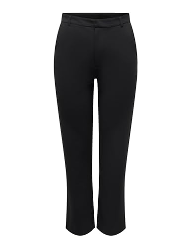 JdY Damen JDYGEGGO Straight Pant JRS NOOS Hose, Black, S / 34L von JdY