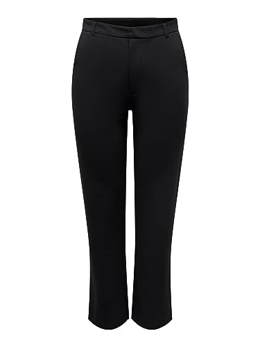 JdY Damen JDYGEGGO Straight Pant JRS NOOS Hose, Black, XS / 34L JdY Damen JDYGEGGO Straight Pant JRS NOOS Hose, Black, XS / 34L von JdY