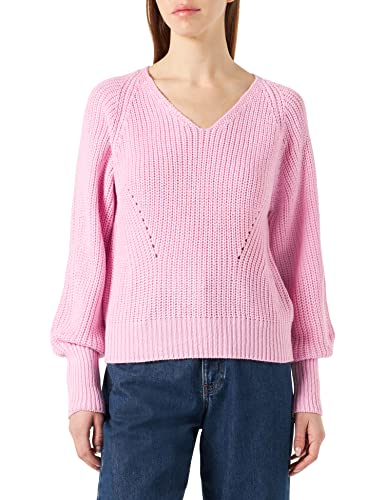 JdY Damen JDYJUSTY L/S V-Neck KNT NOOS Pullover, Lilac Sachet, M von JdY