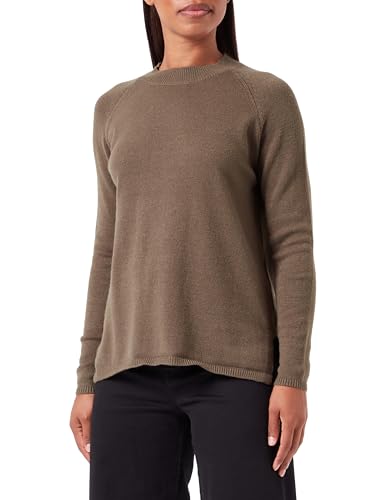 JdY Damen JDYMARCO L/S O-Neck Slit Pull KNT NOOS Strickpullover, Kalamata/Detail:Melange, L von JdY