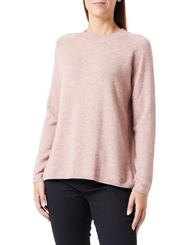 JdY Damen JDYMARCO L/S O-Neck Slit Pull KNT NOOS Strickpullover, Woodrose/Detail:Melange, L von JdY