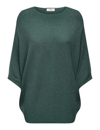 JdY Damen JDYNEW Behave BATSLEEVE KNT NOOS Pullover, North Atlantic/Detail:Melange, XXL von JdY