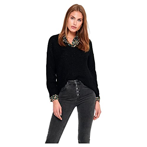 JdY Damen JDYNEW Megan L/S Pullover KNT NOOS Strickpullover, Pelican, L von JdY