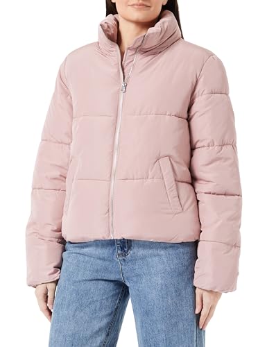 JdY Damen JDYNEWERICA Short Padded Jacket OTW NOOS Steppjacke, Woodrose/Detail:Silver Zipper, XL von JdY