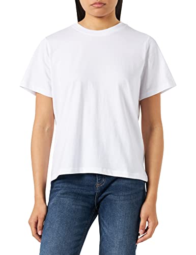 JdY Damen JDYPISA S/S JRS NOOS T-Shirt, Bright White, X-Small von JdY