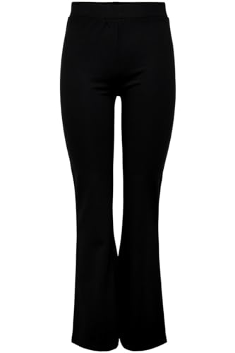 JDY Damen JDYPRETTY Flare Pant JRS NOOS Hose, Black, S/30 von JdY