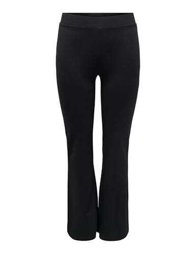 JdY Elegante Damen Stoffhose High Waist Flared Culotte Pants Business Chino Schlaghose JDYPRETTY, Farben:Schwarz, Größe:S / 32L, Beinlänge:L32 von JdY