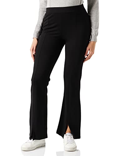 JDY Damen JDYPRETTY Flare Slit Pant JRS NOOS Hose, Black, M/30 von JdY