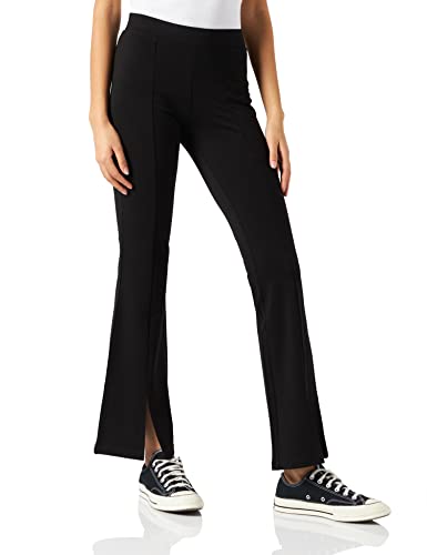 JDY Damen JDYPRETTY Flare Slit Pant JRS NOOS Hose, Black, S/34 von JdY