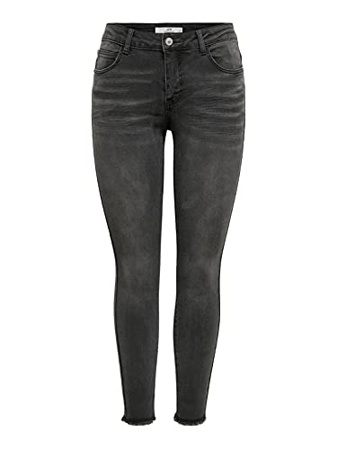 JDY Damen JDYSONJA Life REG Skinny ANK GR DNM NOOS Jeans, Grey Denim, 30 (X-Small) von JdY