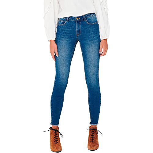 JdY Damen JDYSONJA Life REG Skinny ANK MB DNM NOOS Jeans, Medium Blue Denim, 32 (X-Small) von JdY