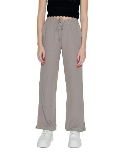 JdY Damen JDYTHEIS Life Wide Slit Pant WVN Dia Stoffhose, Brindle, L / 32L von JdY