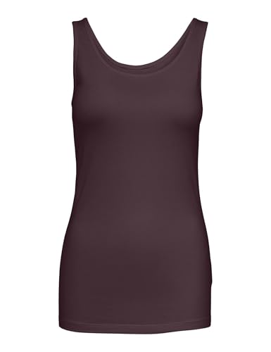 JdY Damen Jdyava S/L Tank Top 180 JRS Noos Klassisches Basic Ärmelloses Tanktop Mit U-Ausschnitt, Winetasting, L von JdY