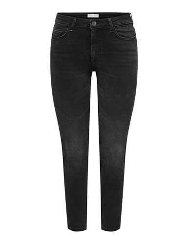 JdY Damen Jdyfina Mw Skinny Ankle JNS Blk DNM Noos, Black Denim, M / 32L EU JdY Damen Jdyfina Mw Skinny Ankle JNS Blk DNM Noos, Black Denim, M / 32L EU von JdY