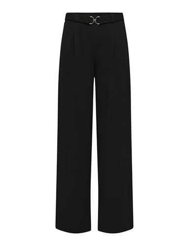 JdY Damen Jdygeggo Life Belt Pant JRS Noos, Black, L / 32L von JdY