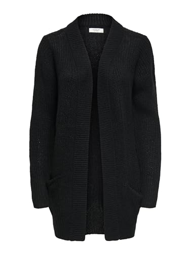 JdY Damen Jdymiggy Megan L/S Cardigan Knt Noos Strickjacke, Black, L von JdY