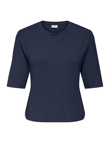 JdY Damen Jdymila S/S Loose Top JRS, Black Iris, Small von JDY
