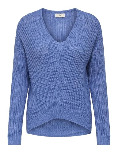 JdY Damen Jdynew Megan L/S KNT Noos Strickpullover Mit V-Ausschnitt, Ebb and Flow, XS EU von JdY
