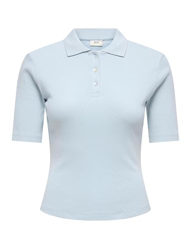 JdY Damen Jdysalsa S/S Polo Top JRS Dia, Cashmere Blue, L von JdY