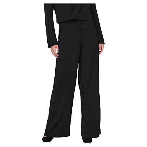 JdY Damen Jdyvincent Hw Wide Pant Pnt Noos Chinohose, Schwarz, S / 32L EU von JdY