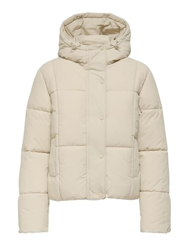 JdY Damen Jdywonder Short Hood Puffer OTW Sij, Moonbeam, s von JdY