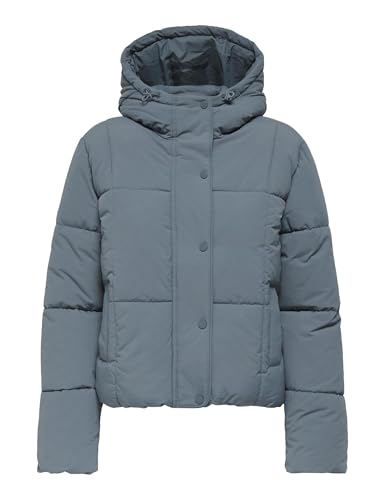 JdY Damen Jdywonder Short Hood Puffer OTW Sij, Stormy Weather, l von JDY