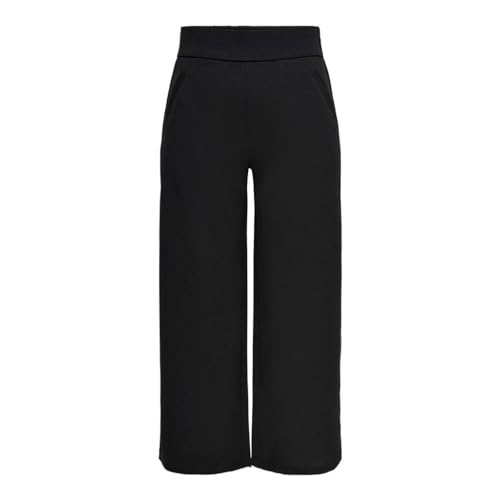 JdY Damen Weit Geschnittene Stoffhose | Schlupf Ankle Marlene Hose JDYLOUISVILLE | Culotte Palazzo Pants, Farben:Schwarz, Größe:M von JdY