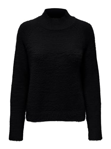 JdY Pullover Flauschiges Langarm Oberteil Einfarbiger Stehkragen Sweater Gestrickter Jumper JDYJOLA von JdY