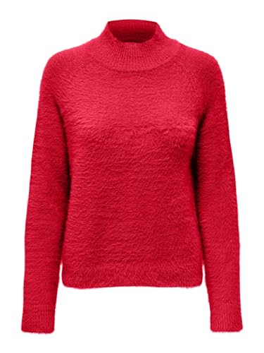 JdY Pullover Flauschiges Langarm Oberteil Einfarbiger Stehkragen Sweater Gestrickter Jumper JDYJOLA von JdY