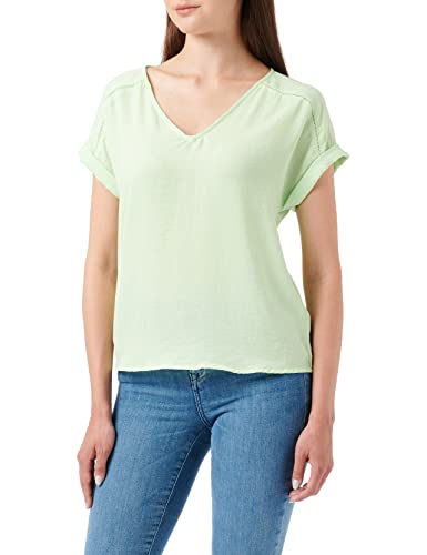 JdY Women's JDYRACHEL S/S TOP WVN NOOS T-Shirt, Paradise Green, 36 von JdY