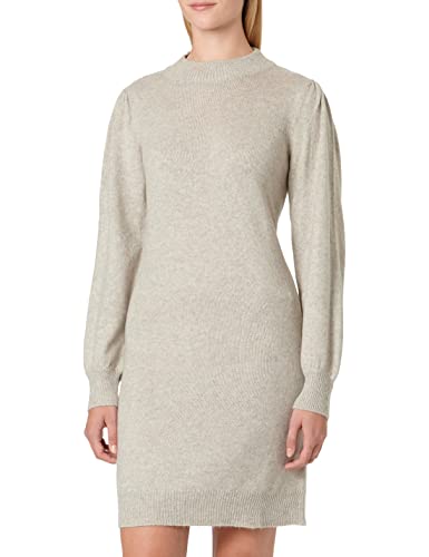 JDY Damen JDYrue L/S High Neck Dress Knt Noos Kleid, Chateau Gray, M von JdY