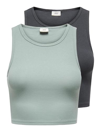 Jdysofia S/L Crop Tank Top 2-Pack JRS von JdY