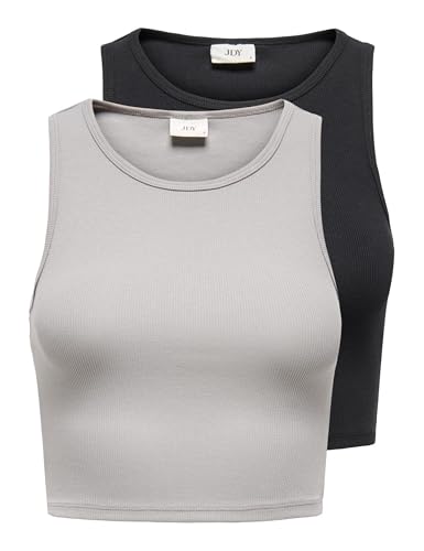 Jdysofia S/L Crop Tank Top 2-Pack JRS von JdY