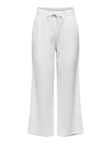 JdY Damen Jdytheis Life Wide Pant WVN Noos Hose Mit Weitem Bein Und Hohem Bund Seitentaschen, Cloud Dancer, XS / 32L EU JdY Damen Jdytheis Life Wide Pant WVN Noos Hose Mit Weitem Bein Und Hohem Bund Seitentaschen, Cloud Dancer, XS / 32L EU von JDY