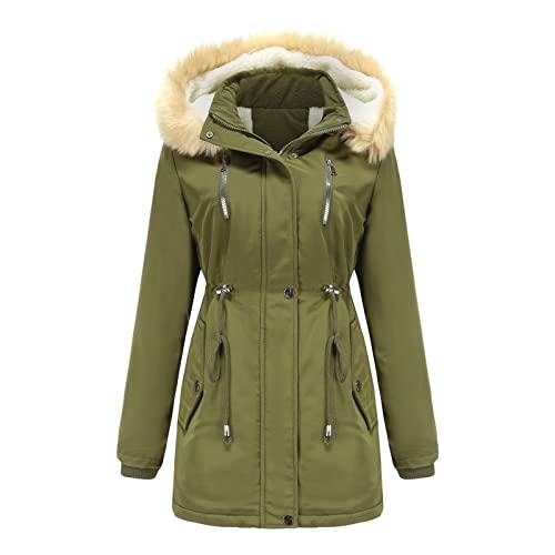 Jdamsixygs Damen Umstandsmantel Übergangsmantel,Women's langärmelige Zip Taschen verdickt Jacke Jacke,Outerwear,Damen Winterparka Warm,Jacken für Schwangere von Jdamsixygs