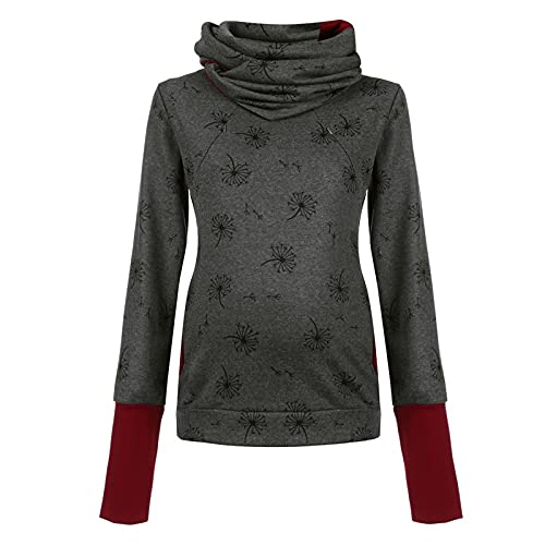 Jdamsixygs Damen Umstandsmode Pflege Sweatshirt Freizeit Sweatshirt Madchen Warm Pulli Oversized Kapuzenpullover Frauen Langarm Sweater Frauen Schwangerschaft lässige Mutterschafts von Jdamsixygs