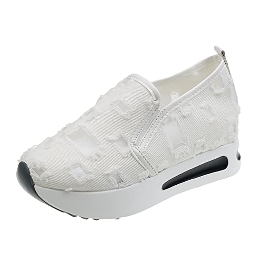 Schuhe Damen Frühling 2023 Laufschuhe Sportschuhe Strandschuhe Barfußschuhe Minimalistische Straßen-Laufschuh Anti-Rutsch Sneakers Schuhe Fitnessschuhe mit Weich Dicke Sohle Outdoor Gym Straßen von Jdamsixygs