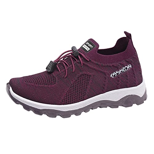 Schuhe Damen Sommer 2023 Sneaker Freizeitschuhe Laufschuhe Gymnastikschuhe Anti-Rutsch Straßenlaufschuhe Bequem Atmungsaktive Trainers Gesundheitsschuhe Walkingschuhe Outdoor Fitnessschuhe von Jdamsixygs