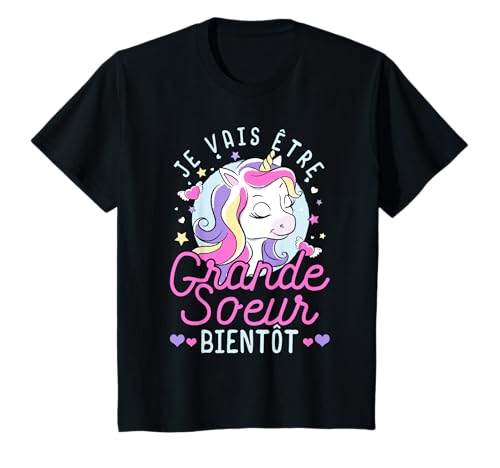 Kinder Ankündigung Schwangerschaft Je Vais Être Grande Soeur bald T-Shirt Kinder Ankündigung Schwangerschaft Je Vais Être Grande Soeur bald T-Shirt von Je Vais Être Grande Soeur Bientôt