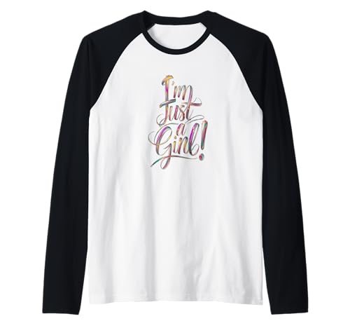 Ich Bin nur EIN Mädchen Raglan Ich Bin nur EIN Mädchen Raglan von Je suis juste une fille
