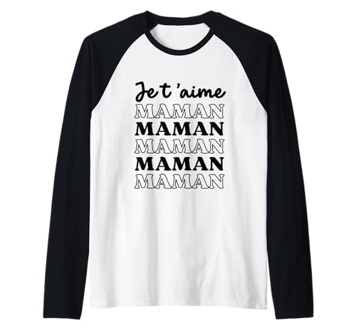 Ich Liebe Dich Mama Geschenk Muttertag Geburtstag Frau Raglan Ich Liebe Dich Mama Geschenk Muttertag Geburtstag Frau Raglan von Je t'aime maman cadeau fête des mères anniversaire