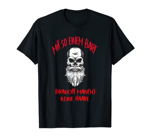 Herren Bart Bärtiger Bärtig Glatze Kahl Mann Geschenk T-Shirt Herren Bart Bärtiger Bärtig Glatze Kahl Mann Geschenk T-Shirt von Jean Jean