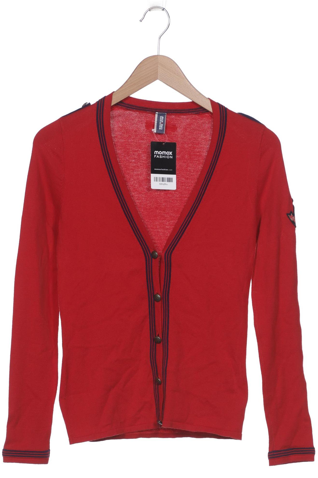 Jean Paul Gaultier Damen Strickjacke, rot, Gr. 36 von Jean Paul Gaultier