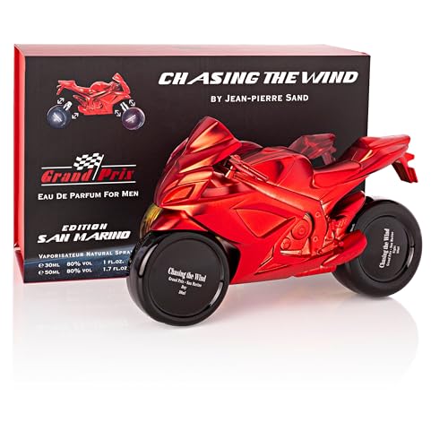 Jean-Pierre Sand - Chasing The Wind Grand Prix-San Marino - Eau de Parfum Herren-Duftset – 30 ml Day & 50 ml Night – Exklusives Männerparfum mit erfrischendem Tagesduft und verführerischem Abendduft von Jean-Pierre Sand
