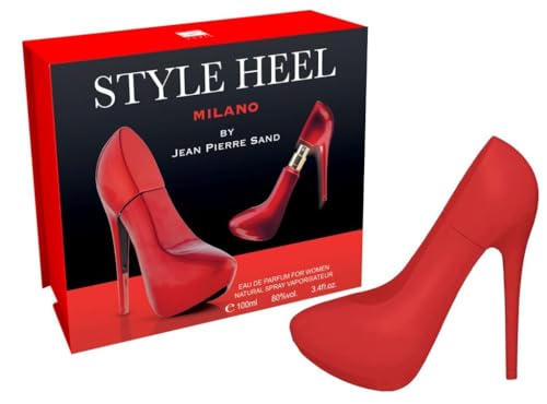 Jean-Pierre Sand - Style Heel Milano - Eau de Parfum, 100ml - Parfum für Frauen im Sammlerflakon, ideal als Geschenk - Damenparfum High Heel-Flakon von Jean-Pierre Sand