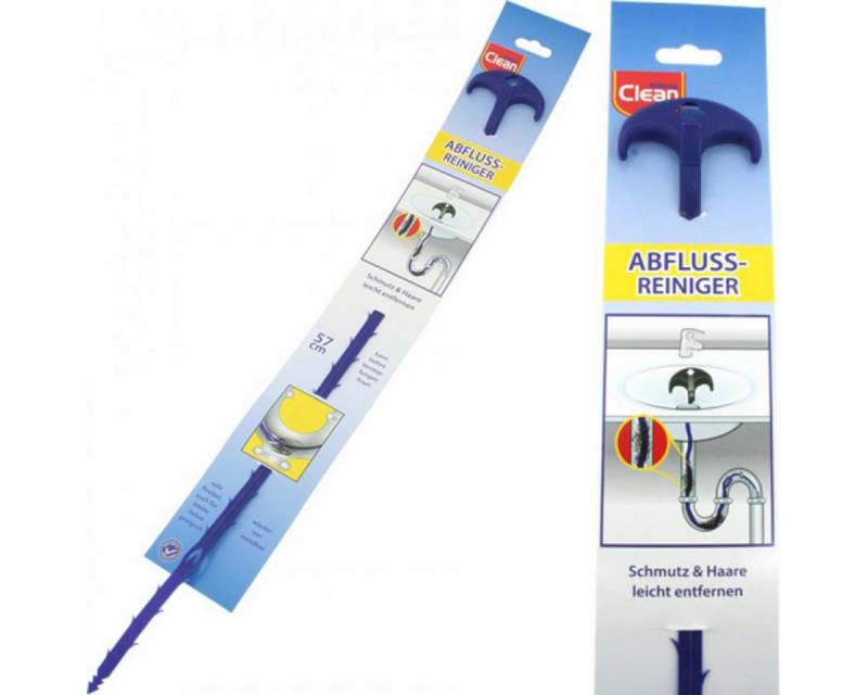 Jean Products Reinigungsschwamm Abflussreinigungsstab 57 cm lang, Abflussreinigungsstab Abflussreinigung Waschbeckenreinigung von Jean Products